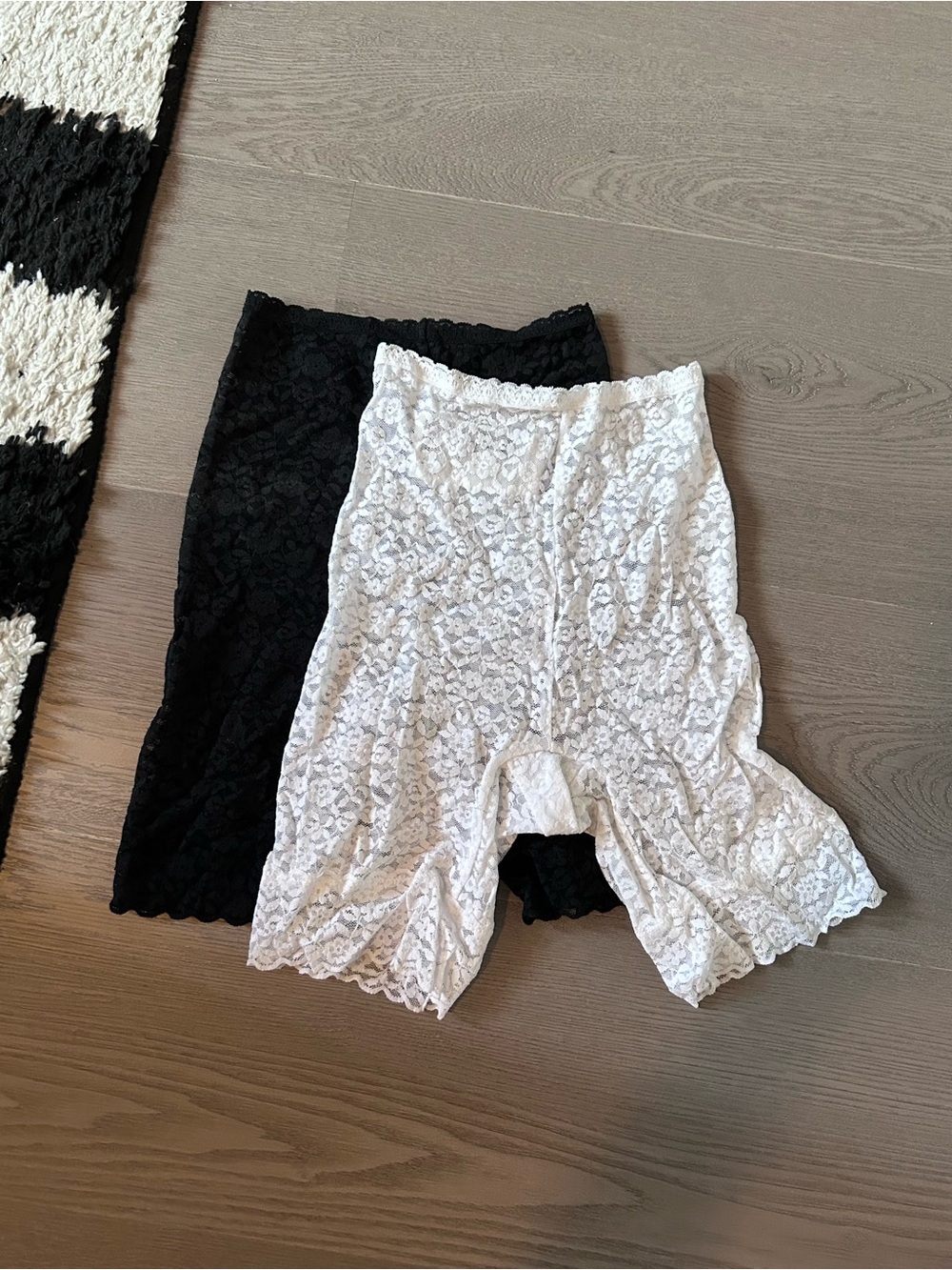 B&W Lace Undershorts